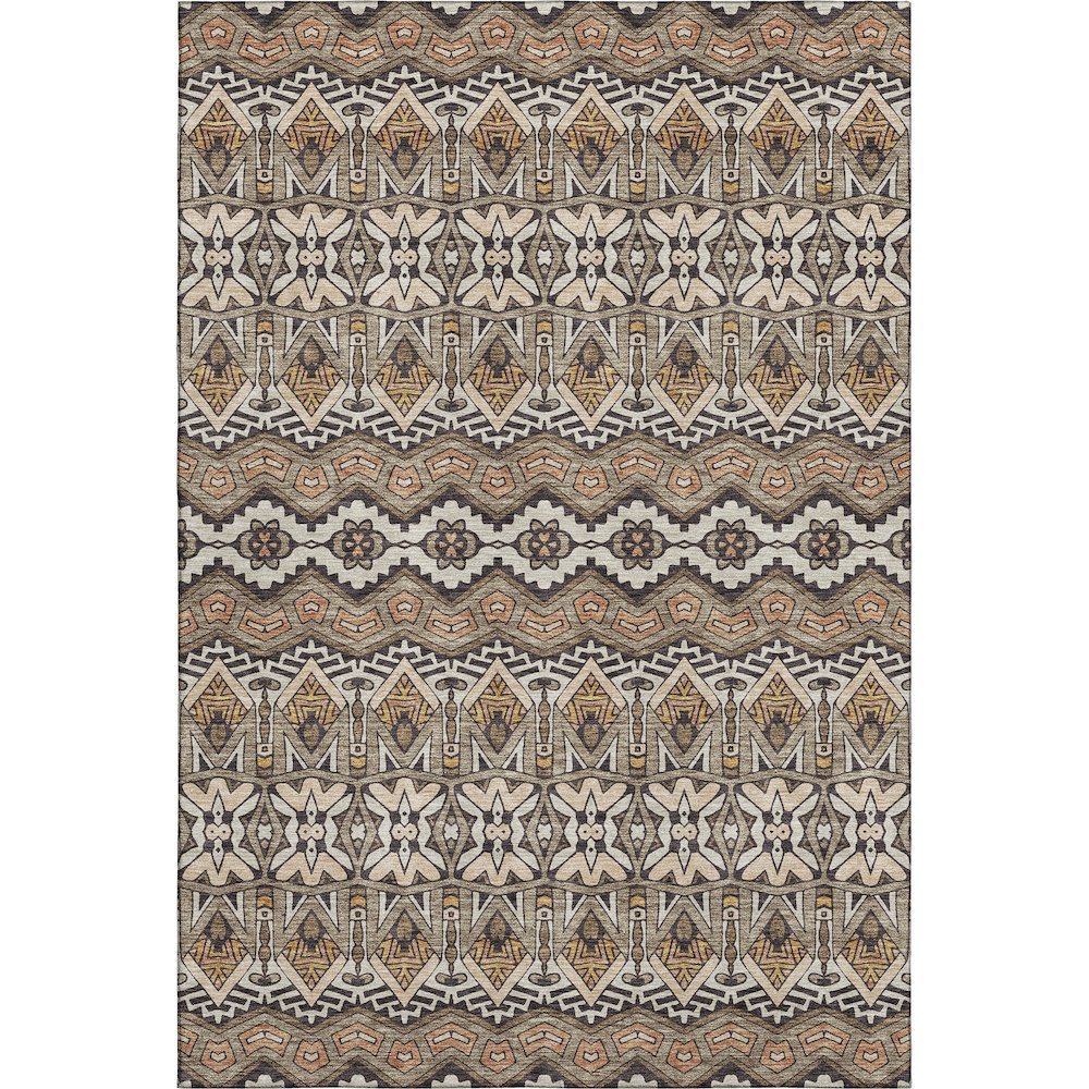 Premium Machine Washable Mayfield AMF909 Taupe 9' x 12' Rug. Picture 1
