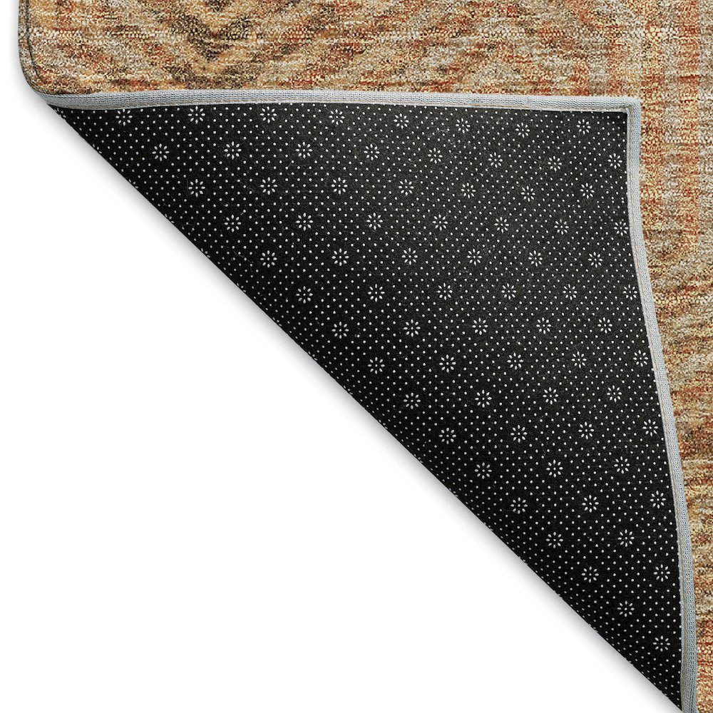 Premium Machine Washable Mayfield AMF912 Copper 5' x 7'6" Rug. Picture 2