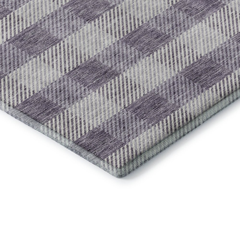 Premium Machine Washable Mayfield AMF924 Lavender 5' x 7'6" Rug. Picture 3