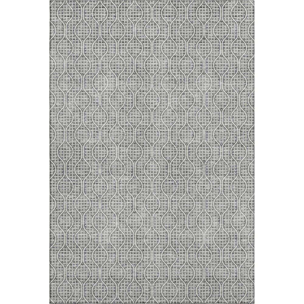 Premium Machine Washable Mayfield AMF926 Gray 9' x 12' Rug. Picture 1