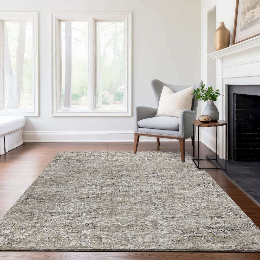 Premium Machine Washable Mayfield  Pebble 9' x 12' Rug. Picture 6