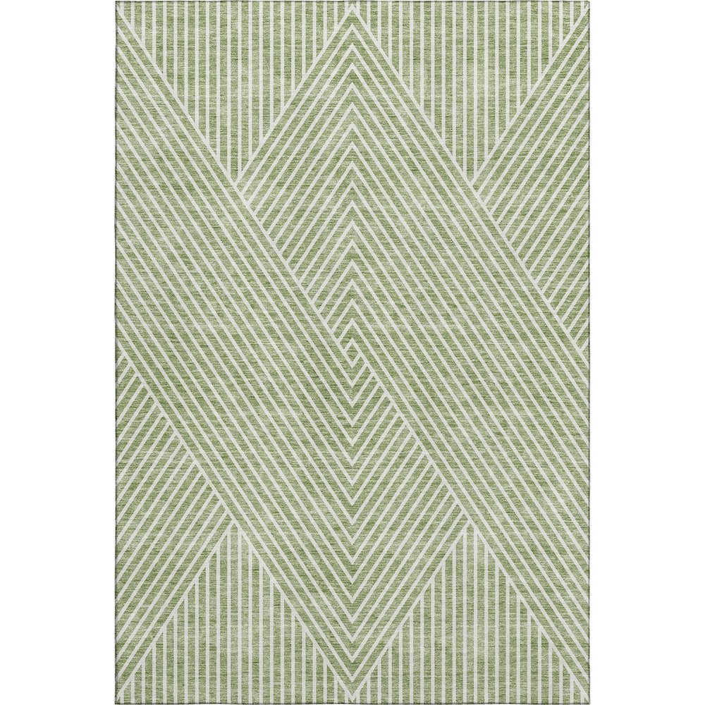 Premium Machine Washable Mayfield AMF937 Aloe 9' x 12' Rug. Picture 1