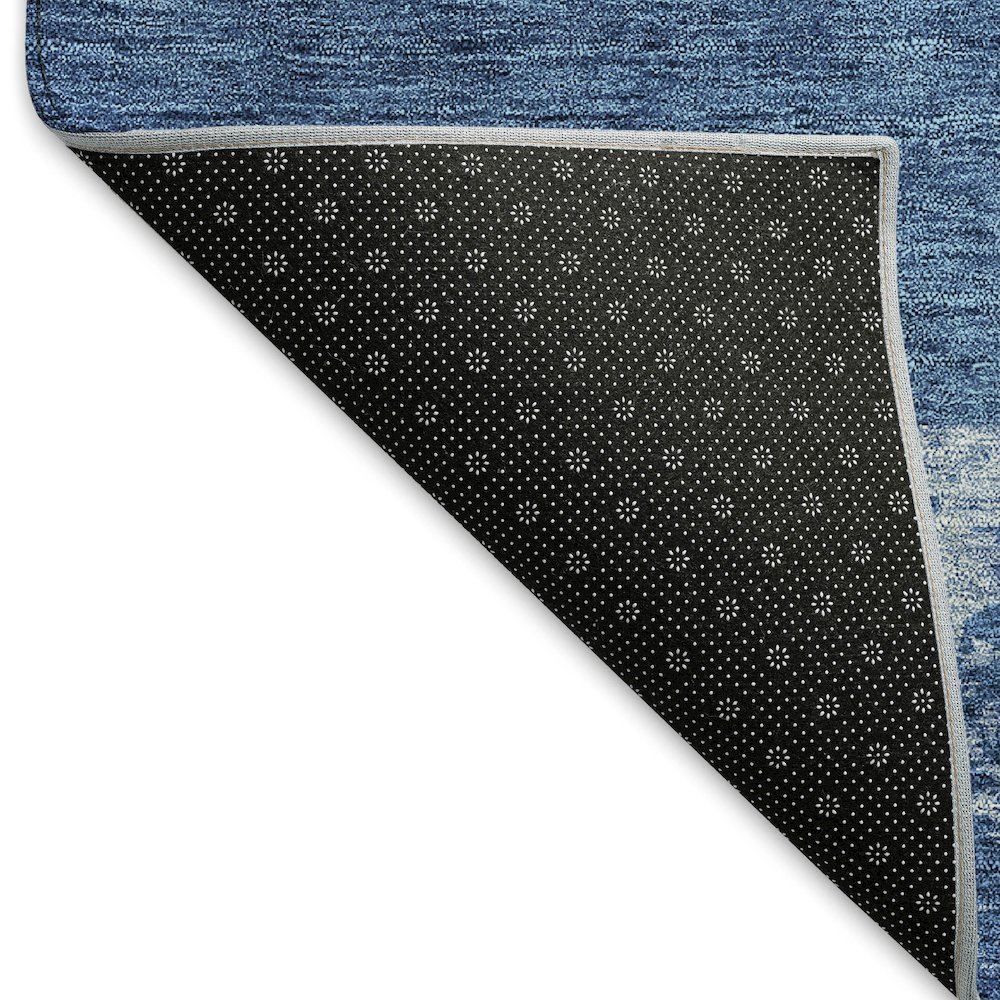 Premium Machine Washable Mayfield AMF941 Navy 5' x 7'6" Rug. Picture 2