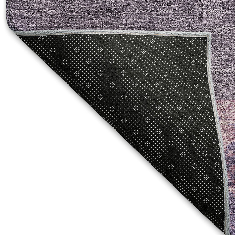Premium Machine Washable Mayfield AMF941 Purple 5' x 7'6" Rug. Picture 2