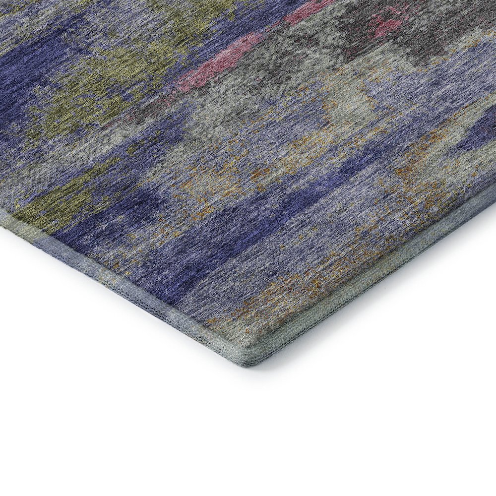 Premium Machine Washable Mayfield AMF942 Lavender 5' x 7'6" Rug. Picture 3