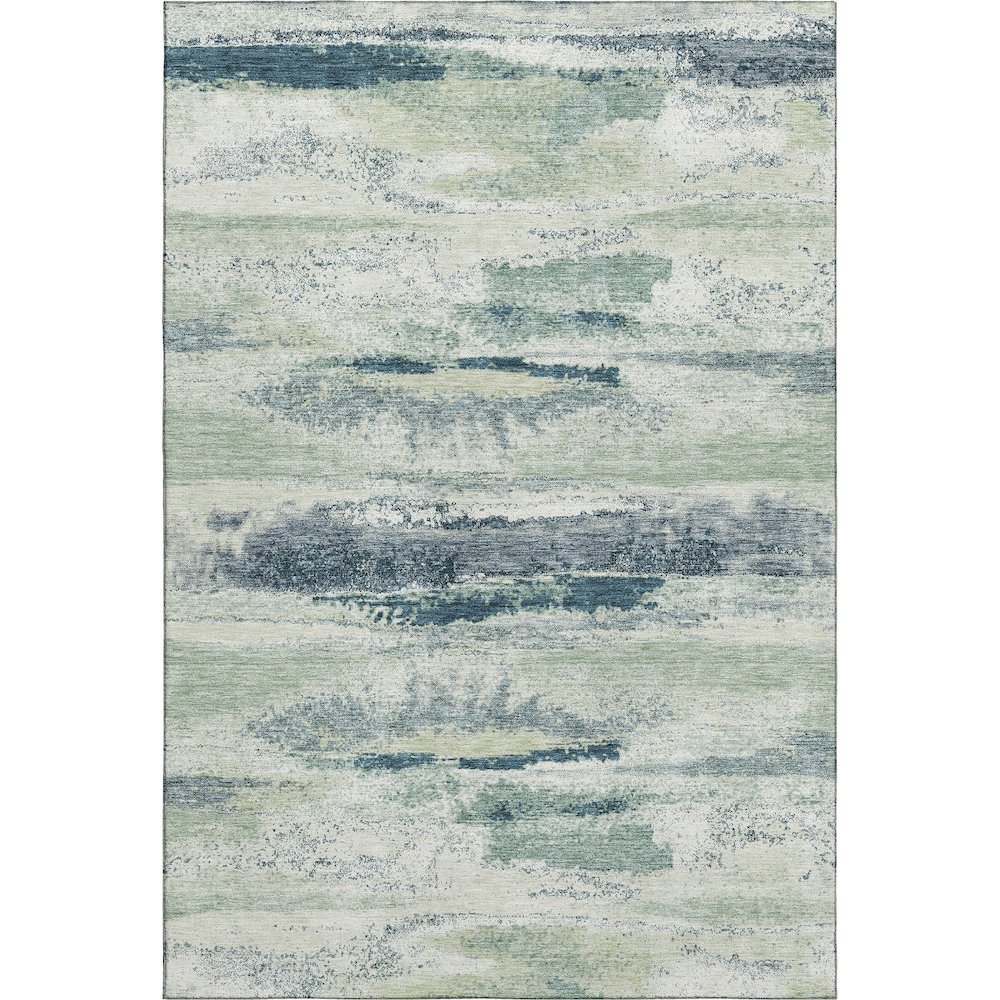Premium Machine Washable Mayfield AMF942 Mint 9' x 12' Rug. Picture 1