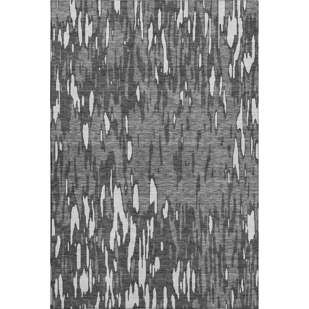 Premium Machine Washable Mayfield AMF945 Gray 9' x 12' Rug. Picture 1