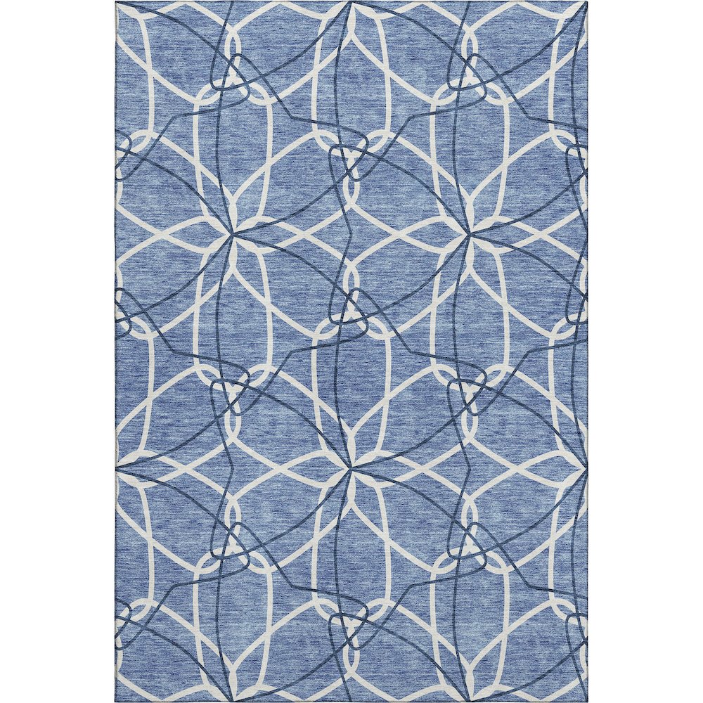 Premium Machine Washable Mayfield AMF950 Denim 9' x 12' Rug. Picture 1