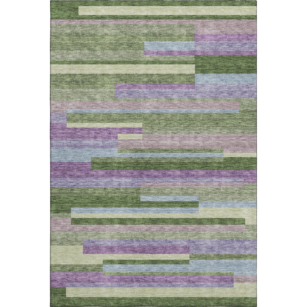 Premium Machine Washable Mayfield AMF956 Cactus 9' x 12' Rug. Picture 1