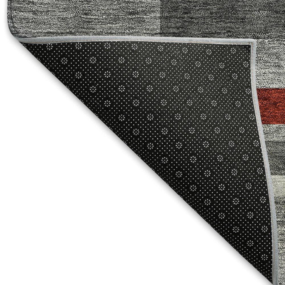 Premium Machine Washable Mayfield AMF956 Gray 5' x 7'6" Rug. Picture 2