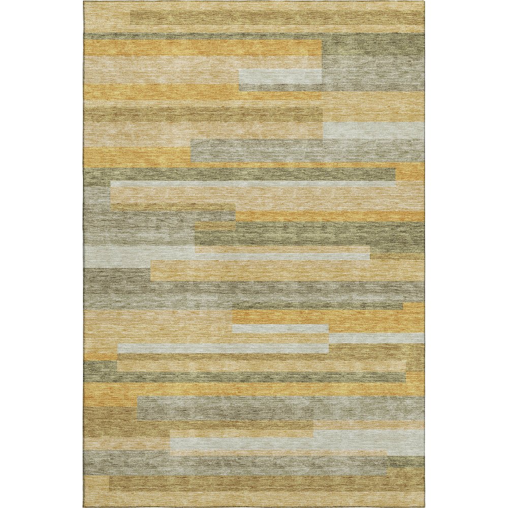 Premium Machine Washable Mayfield AMF956 Honey 9' x 12' Rug. Picture 1