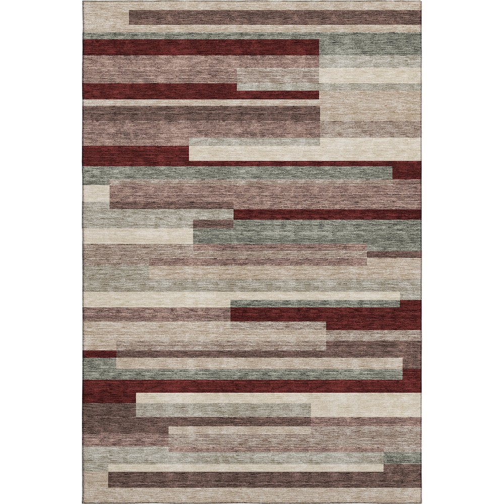 Premium Machine Washable Mayfield AMF956 Merlot 9' x 12' Rug. Picture 1