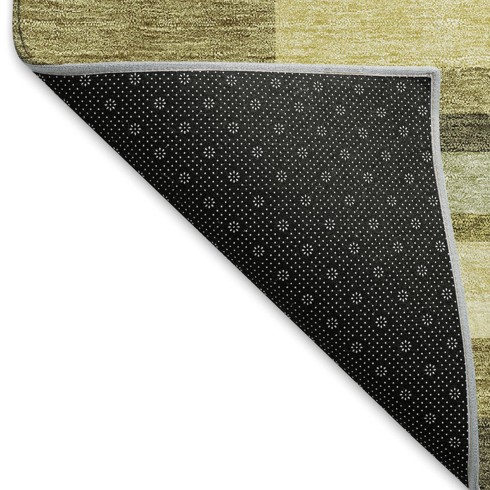 Premium Machine Washable Mayfield AMF956 Olive 5' x 7'6" Rug. Picture 2