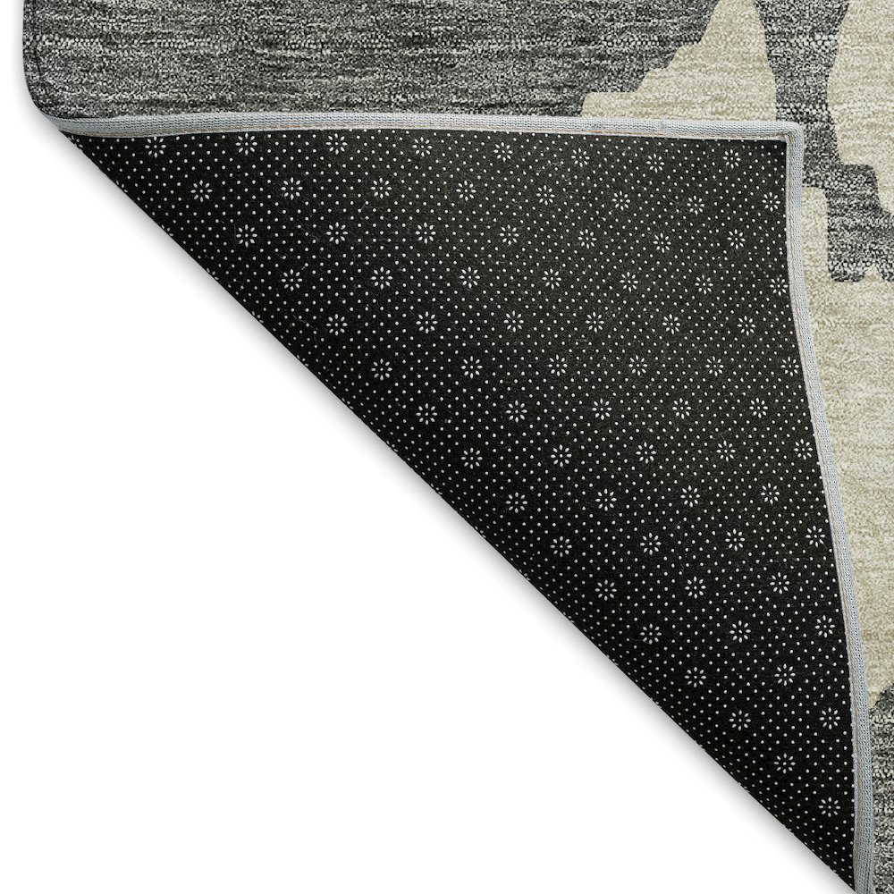 Premium Machine Washable Mayfield AMF961 Gray 5' x 7'6" Rug. Picture 2