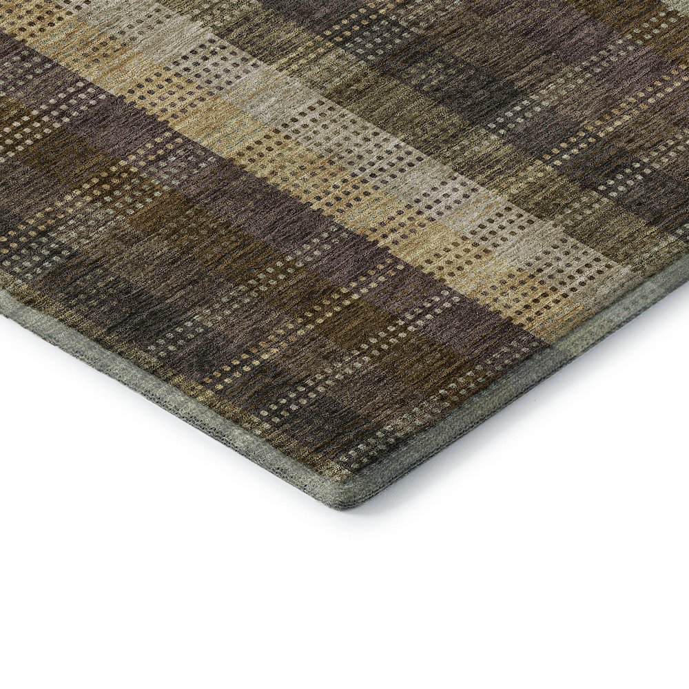 Premium Machine Washable Mayfield AMF966 Brown 5' x 7'6" Rug. Picture 3