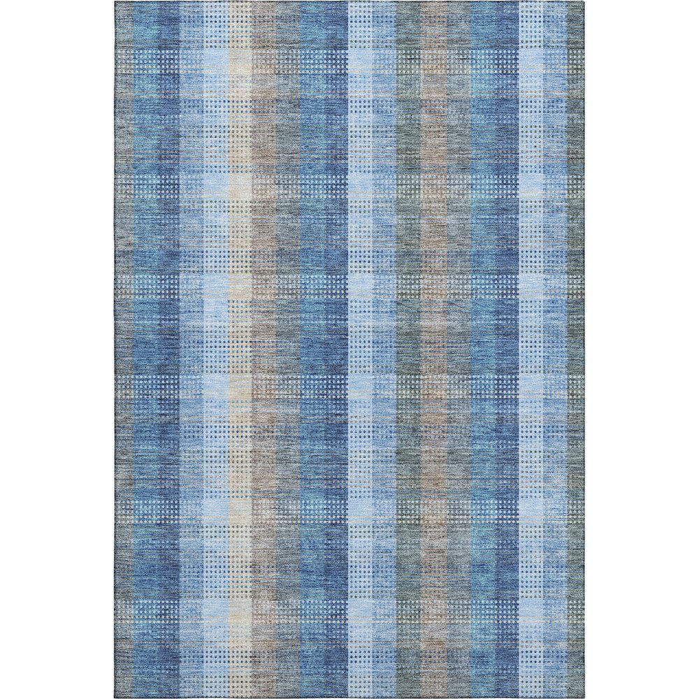 Premium Machine Washable Mayfield AMF966 Denim 9' x 12' Rug. Picture 1