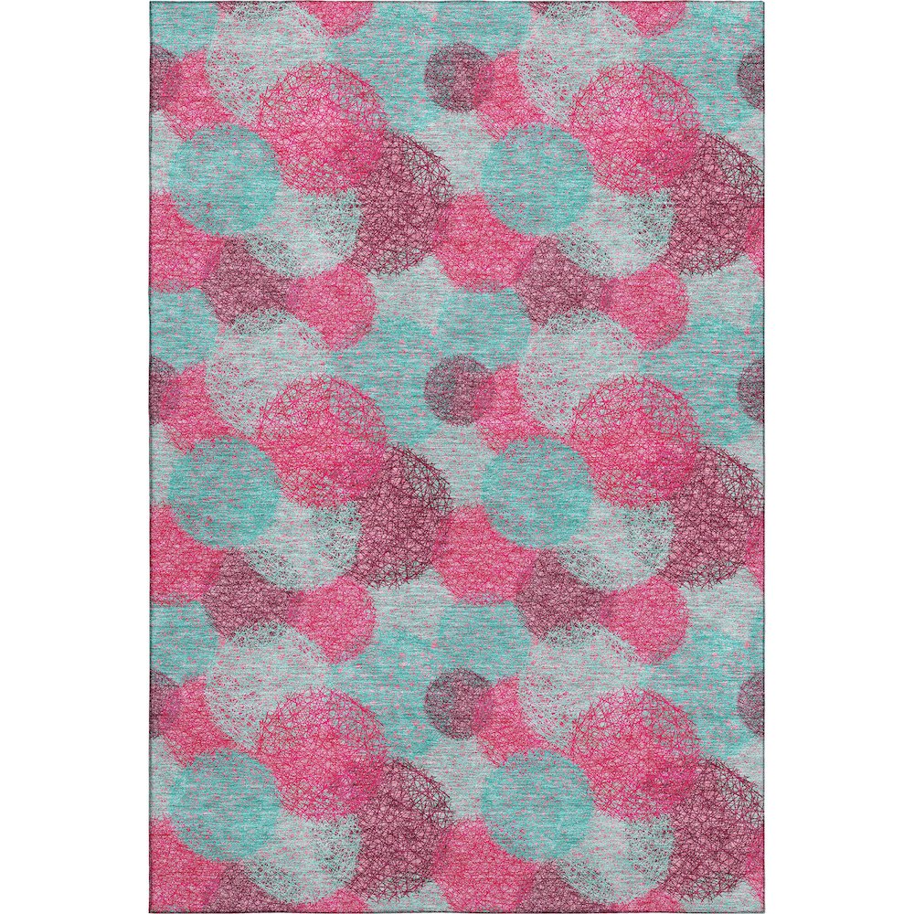 Premium Machine Washable Mayfield AMF977 Pink 9' x 12' Rug. Picture 1