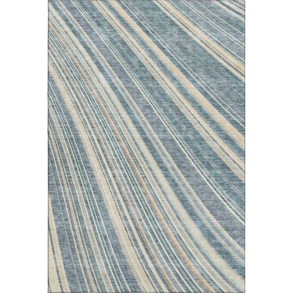Premium Machine Washable Mayfield AMF981 Sky 9' x 12' Rug. Picture 1