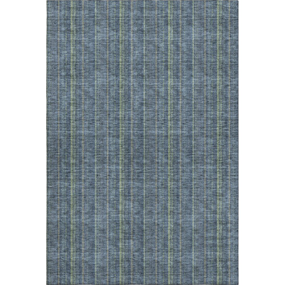 Premium Machine Washable Mayfield AMF982 Blue 9' x 12' Rug. Picture 1