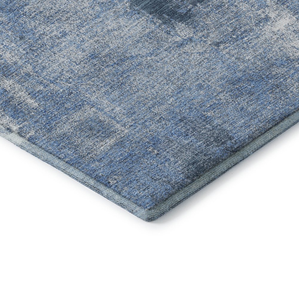 Premium Machine Washable Mayfield AMF989 Denim 5' x 7'6" Rug. Picture 3