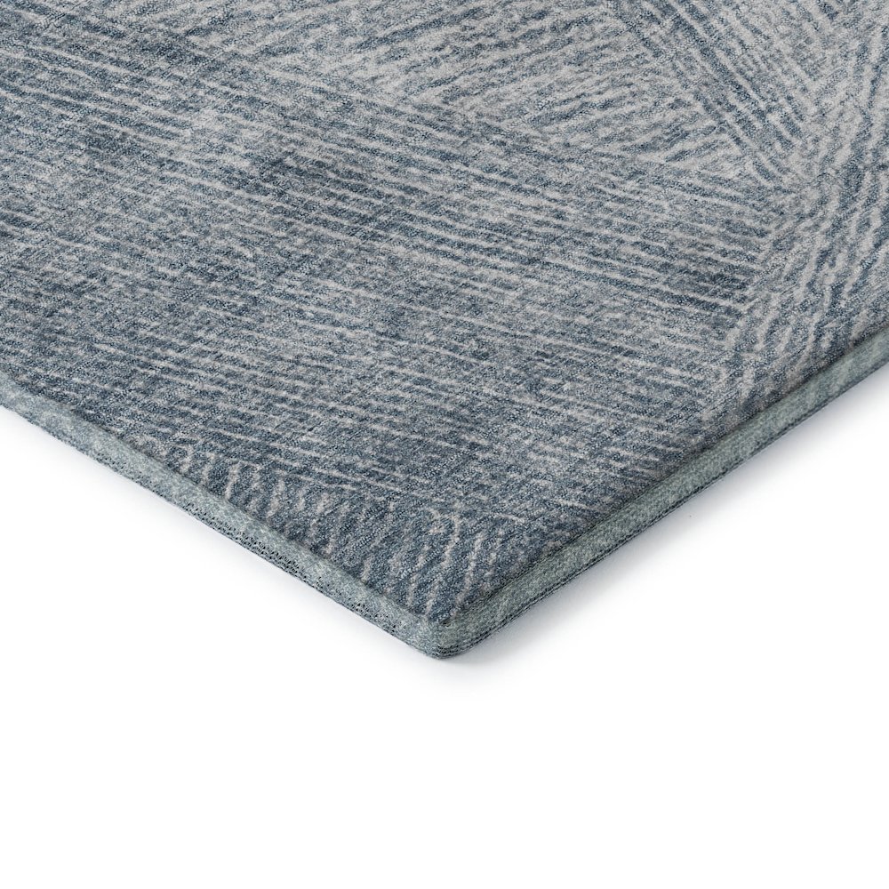 Premium Machine Washable Mayfield AMF991 Denim 5' x 7'6" Rug. Picture 3