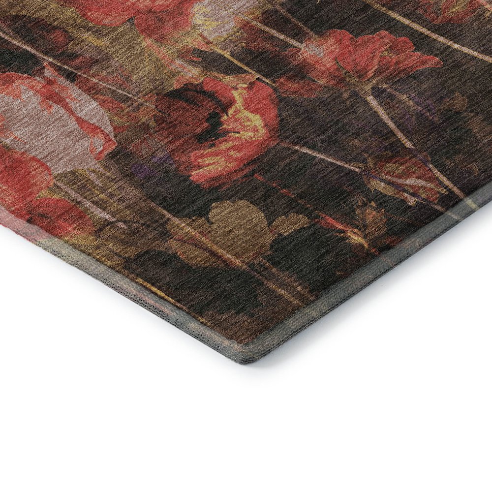 Premium Machine Washable Mayfield AMF992 Gold 5' x 7'6" Rug. Picture 3