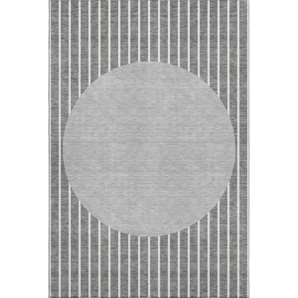 Premium Machine Washable Mayfield AMF994 Gray 9' x 12' Rug. Picture 1