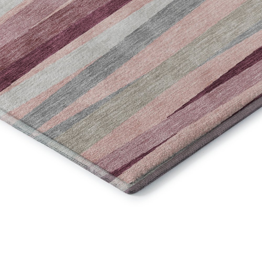 Premium Machine Washable Mayfield AMF997 Pink 5' x 7'6" Rug. Picture 3