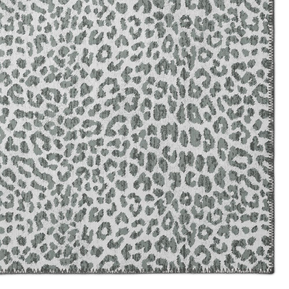 Safari Grey Animal Animal Print 3' x 5' Area Rug Grey ASF32. Picture 2