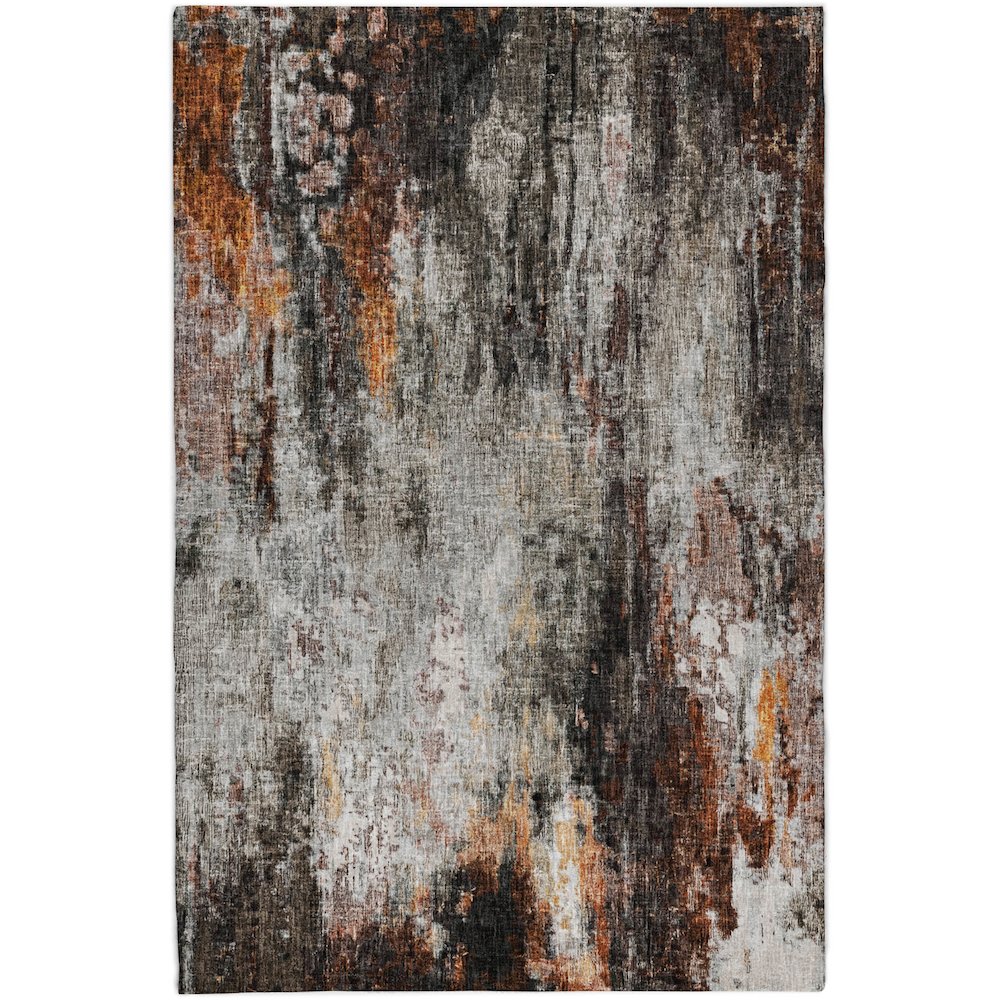 Luxury Washable Boca Gray 9' x 12' Rug. Picture 1