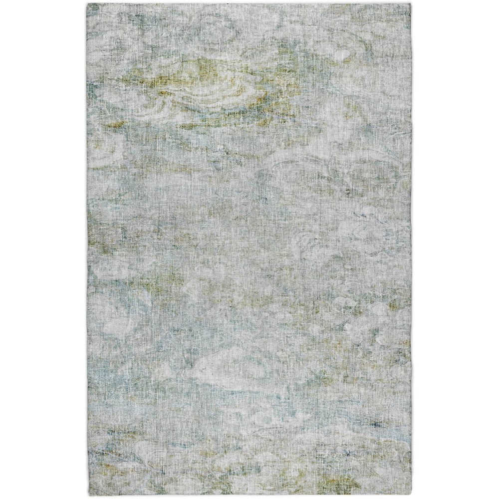 Luxury Washable Boca Seafoam 9' x 12' Rug. Picture 1