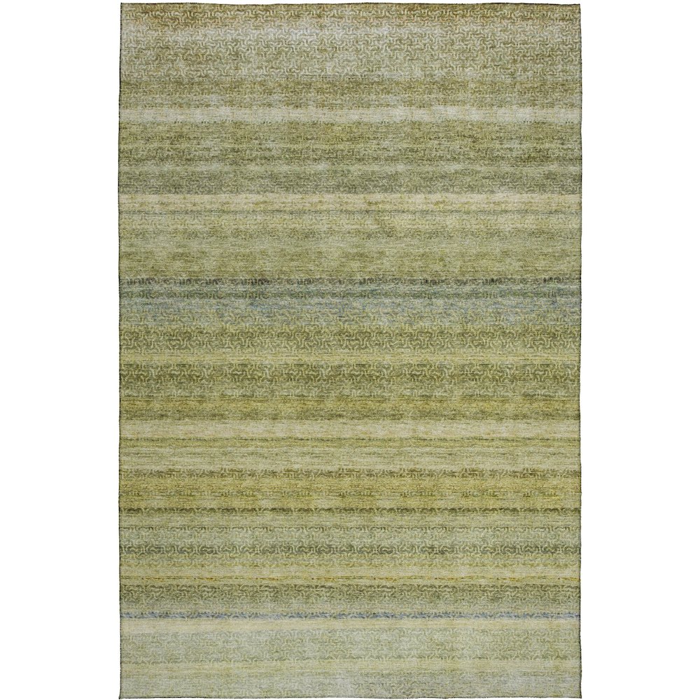 Luxury Washable Indoor/Outdoor Burano Aloe 9' x 12' Rug. Picture 1