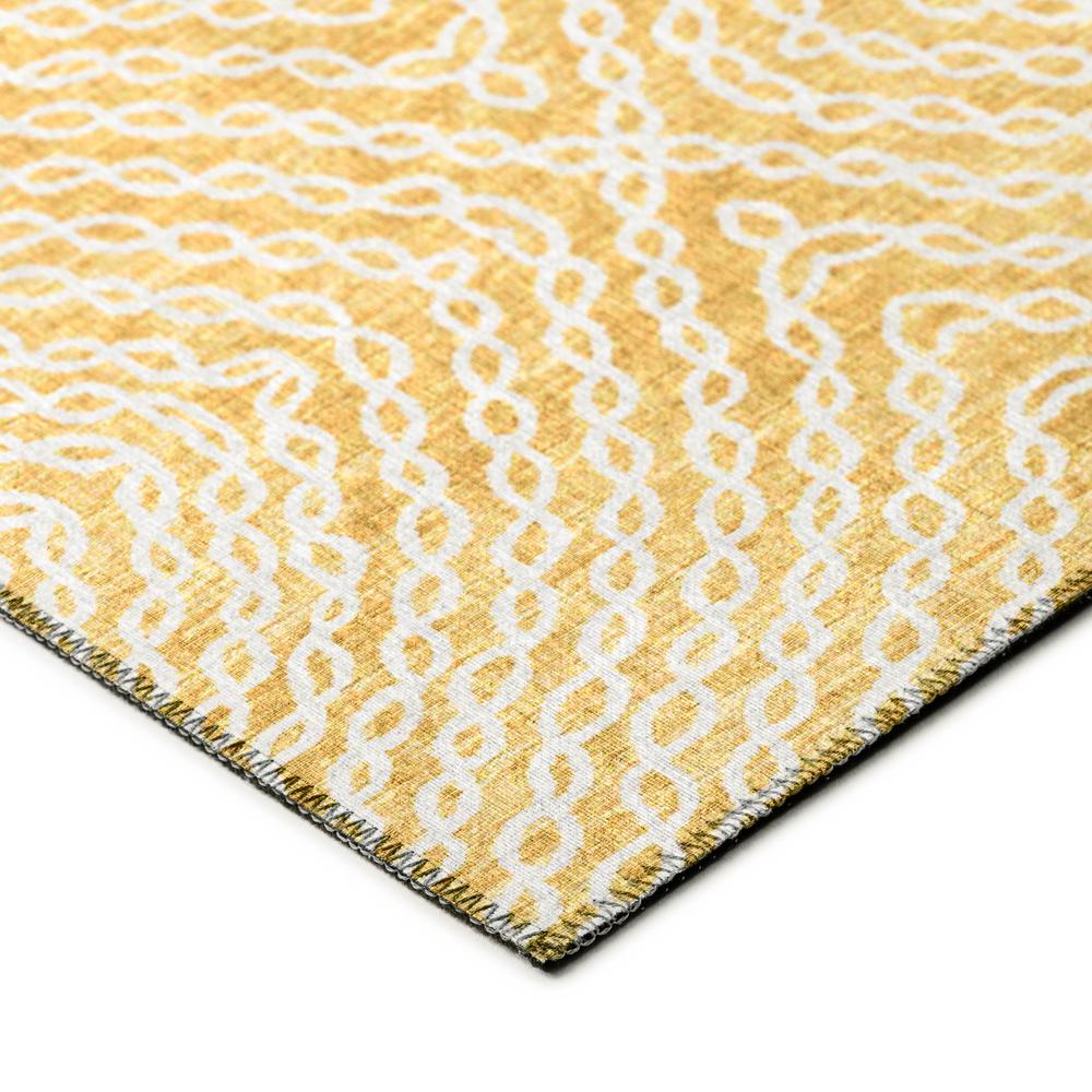 Bravado Gilded Transitional Geometric 3' x 5' Area Rug Gilded ABV33. Picture 3