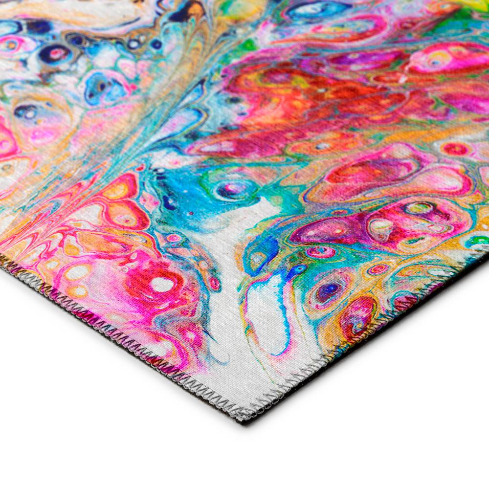 Karina Kaleidoscope Modern Abstract 3' x 5' Area Rug Kaleidoscope AKC31. Picture 3