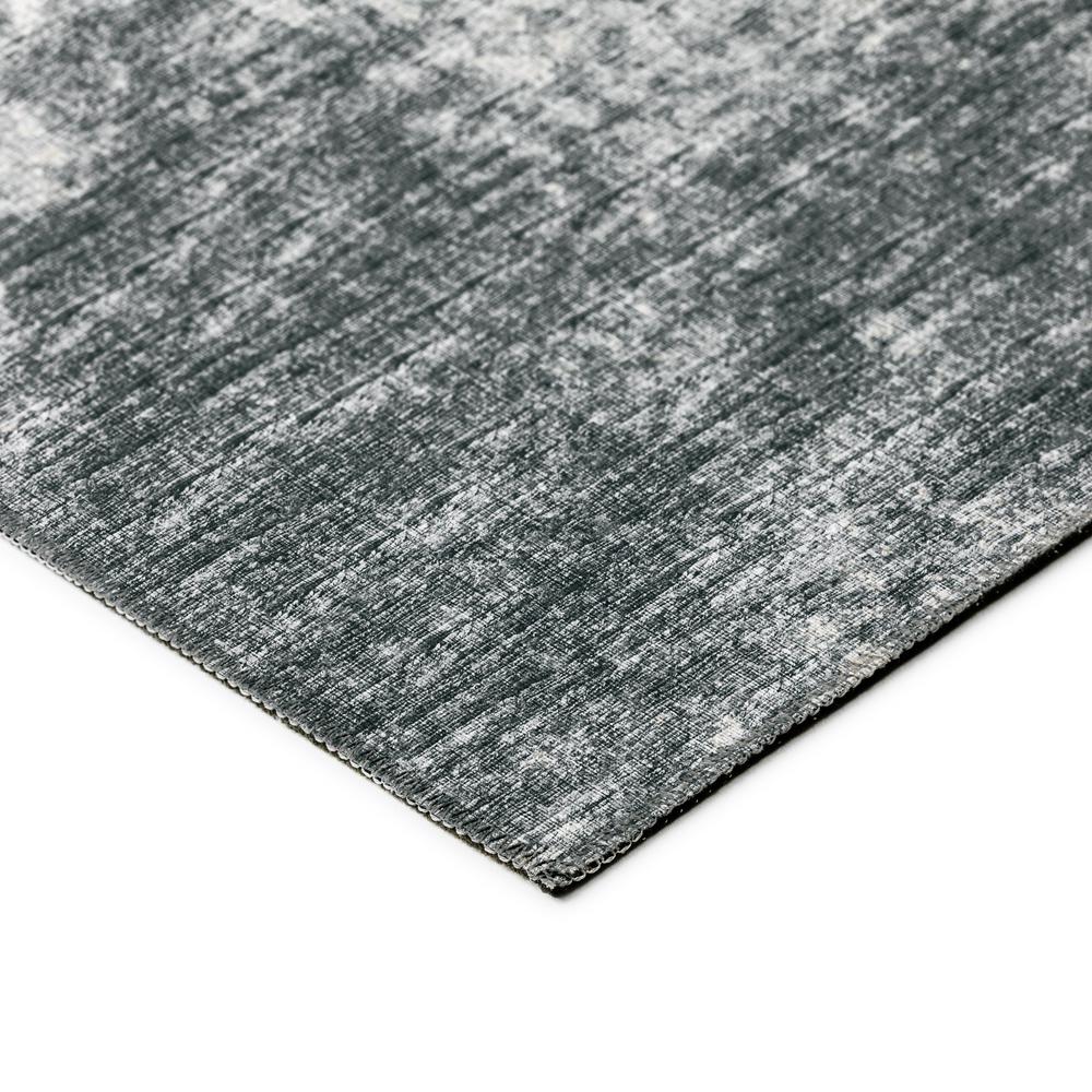 Rylee Black Transitional Abstract 3' x 5' Area Rug Black ARY31. Picture 3