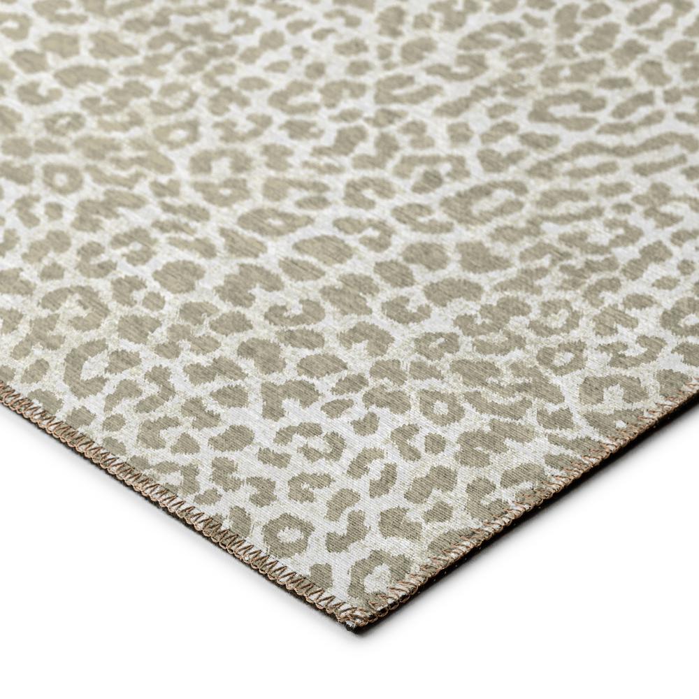 Safari Taupe Animal Animal Print 3' x 5' Area Rug Taupe ASF32. Picture 3