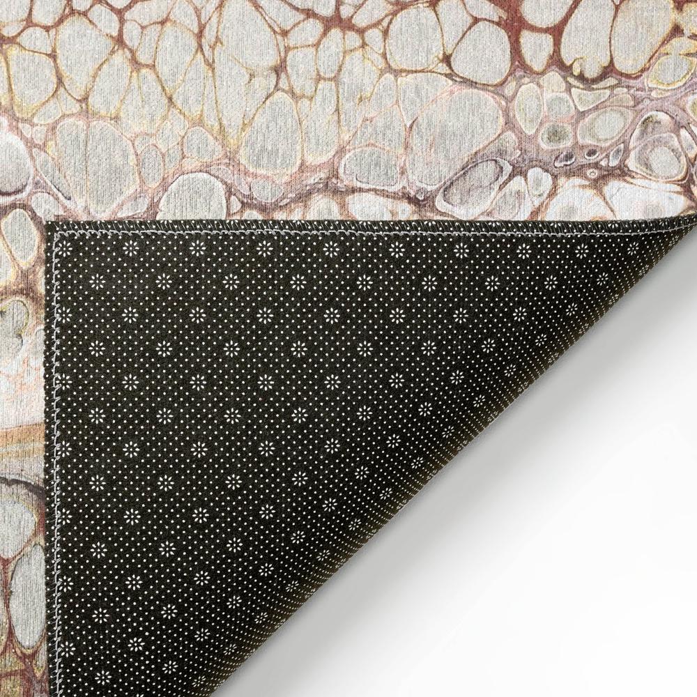 Karina Riverbed Modern Abstract 3' x 5' Area Rug Riverbed AKC45. Picture 4