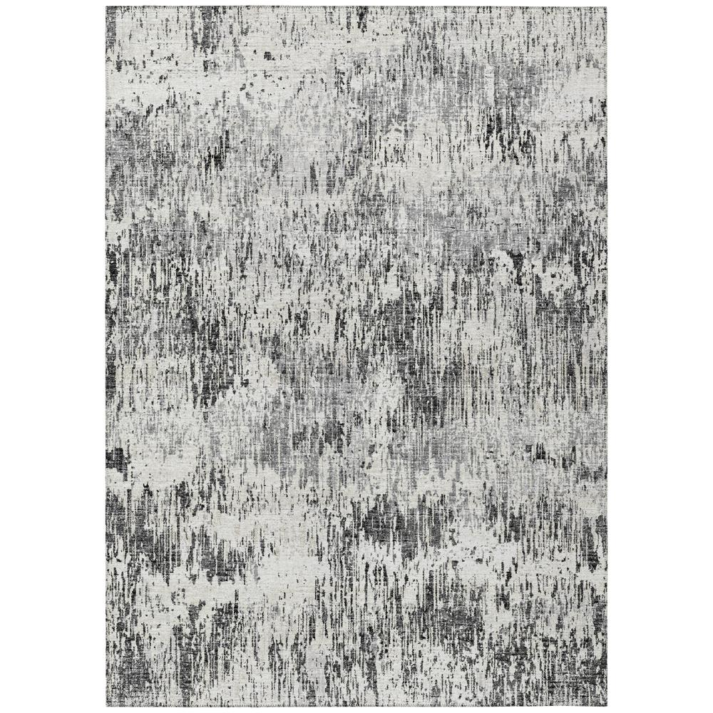 Indoor/Outdoor Accord AAC31 Gray Washable 9' x 12' Rug. Picture 1