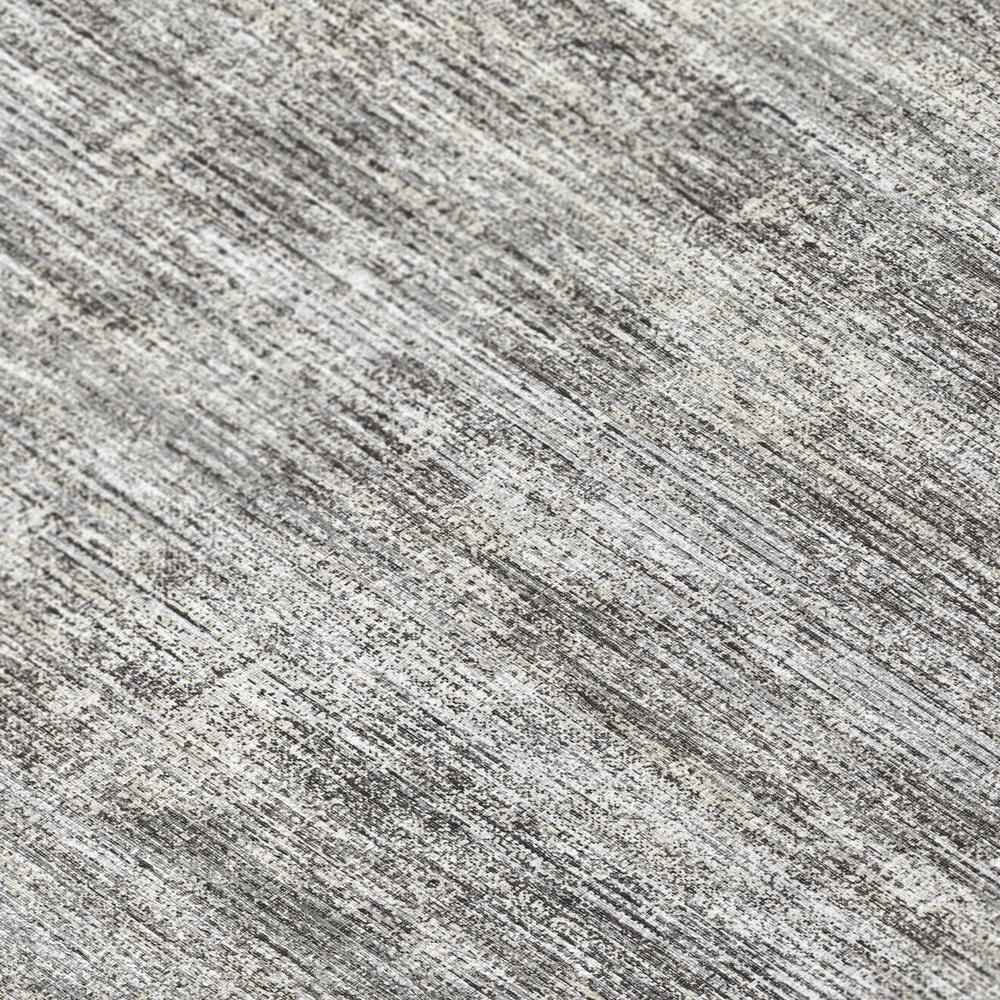 Marston Silver Transitional Striped 3' x 5' Area Rug Silver AMA31. Picture 5