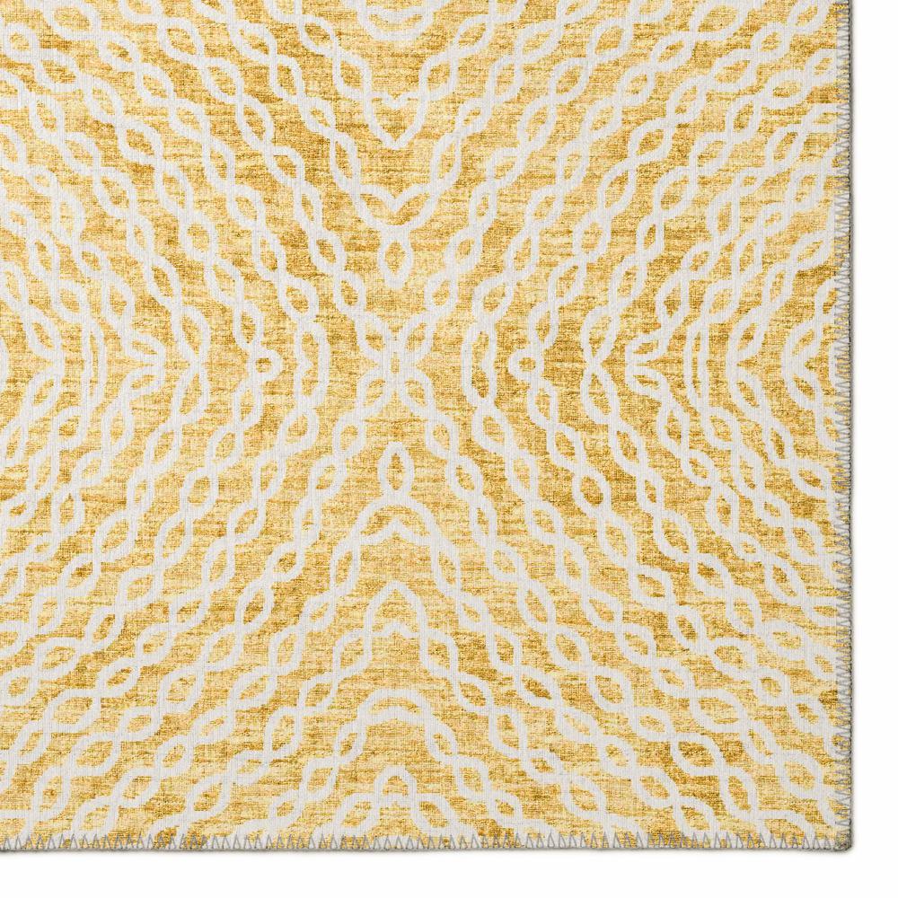 Bravado Gilded Transitional Geometric 3' x 5' Area Rug Gilded ABV33. Picture 2