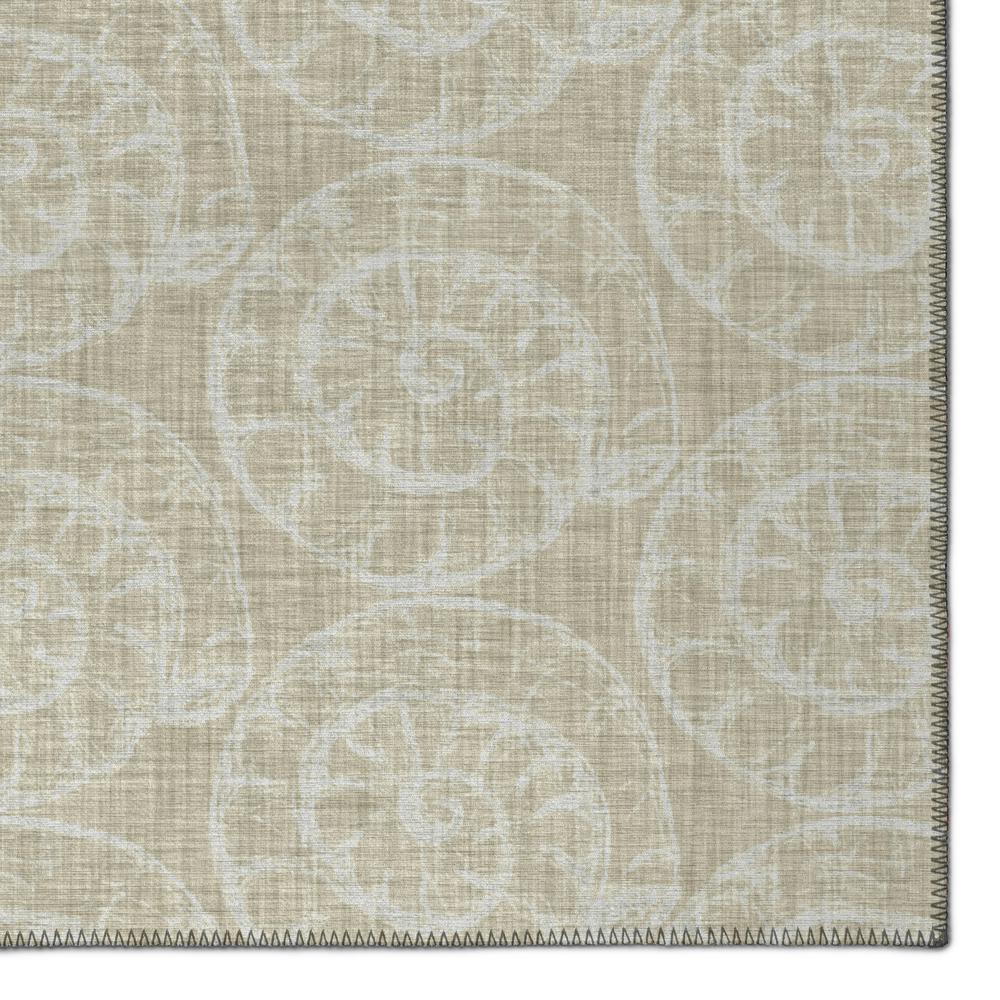 Indoor/Outdoor Surfside ASR41 Beige Washable 5' x 7'6" Rug. Picture 3