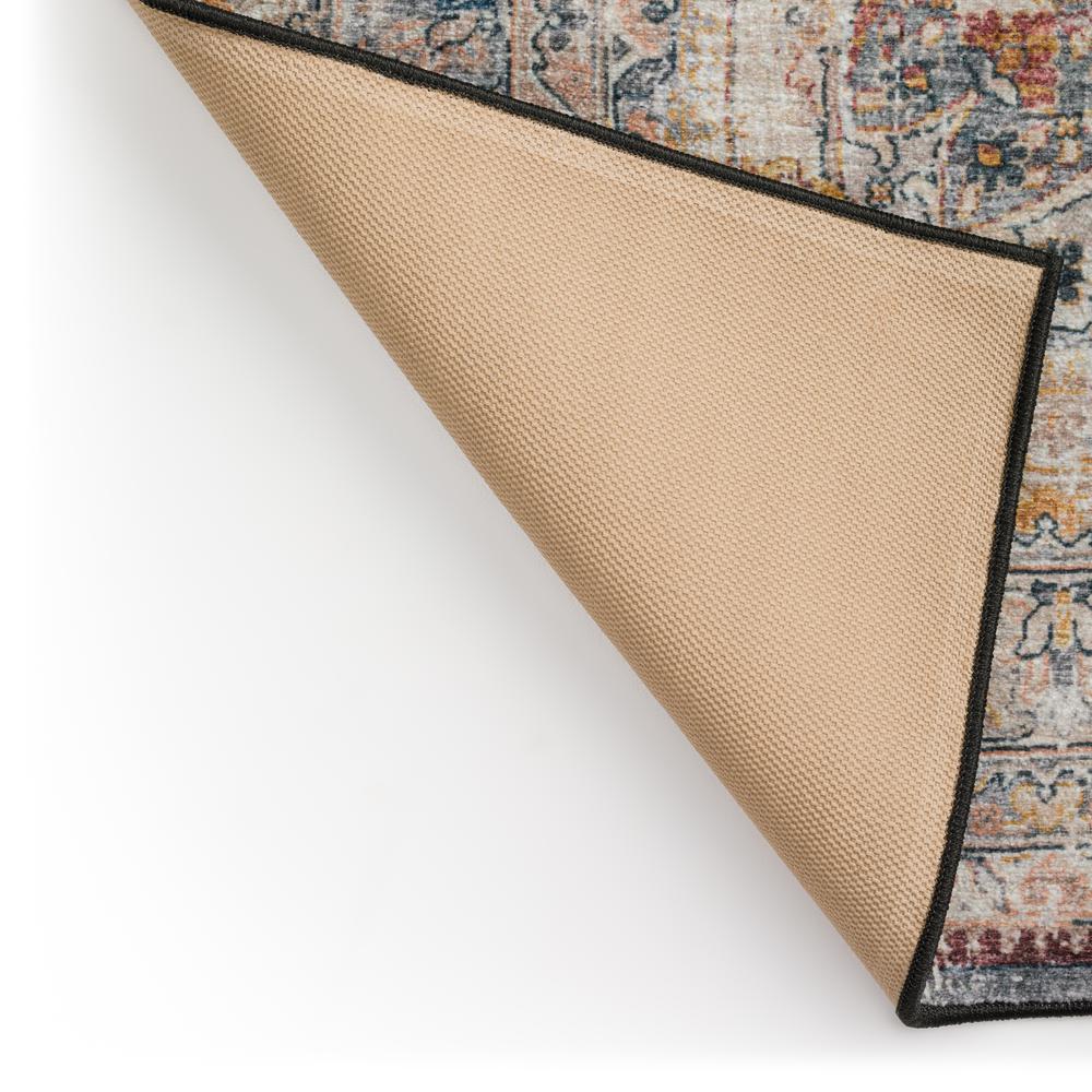Jericho JC6 Charcoal 2'6" x 10' Runner Rug. Picture 6