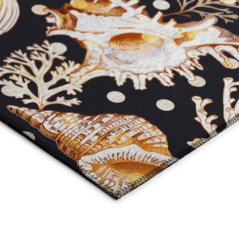Indoor/Outdoor Surfside ASR36 Midnight Washable 5' x 7'6" Rug. Picture 4