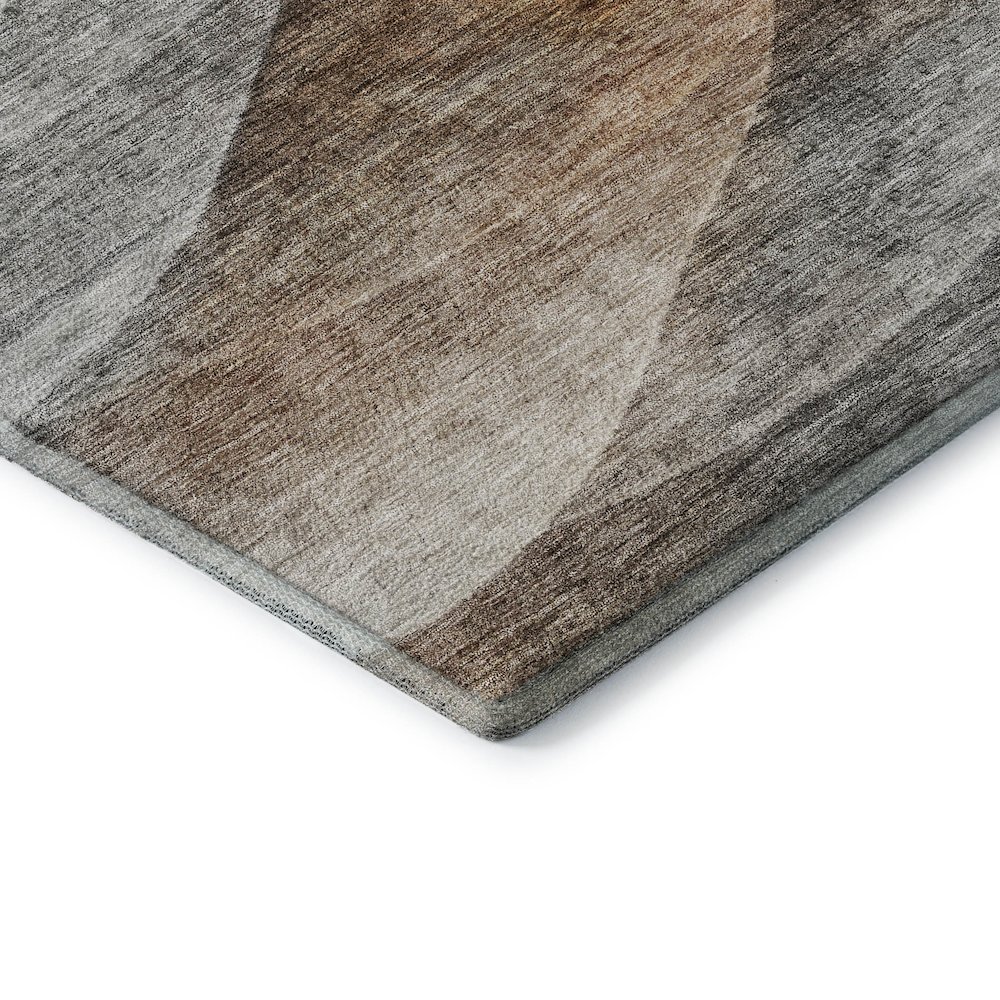 Machine Washable Indoor/Outdoor Neo Khaki 5' x 7'6" Rug. Picture 2