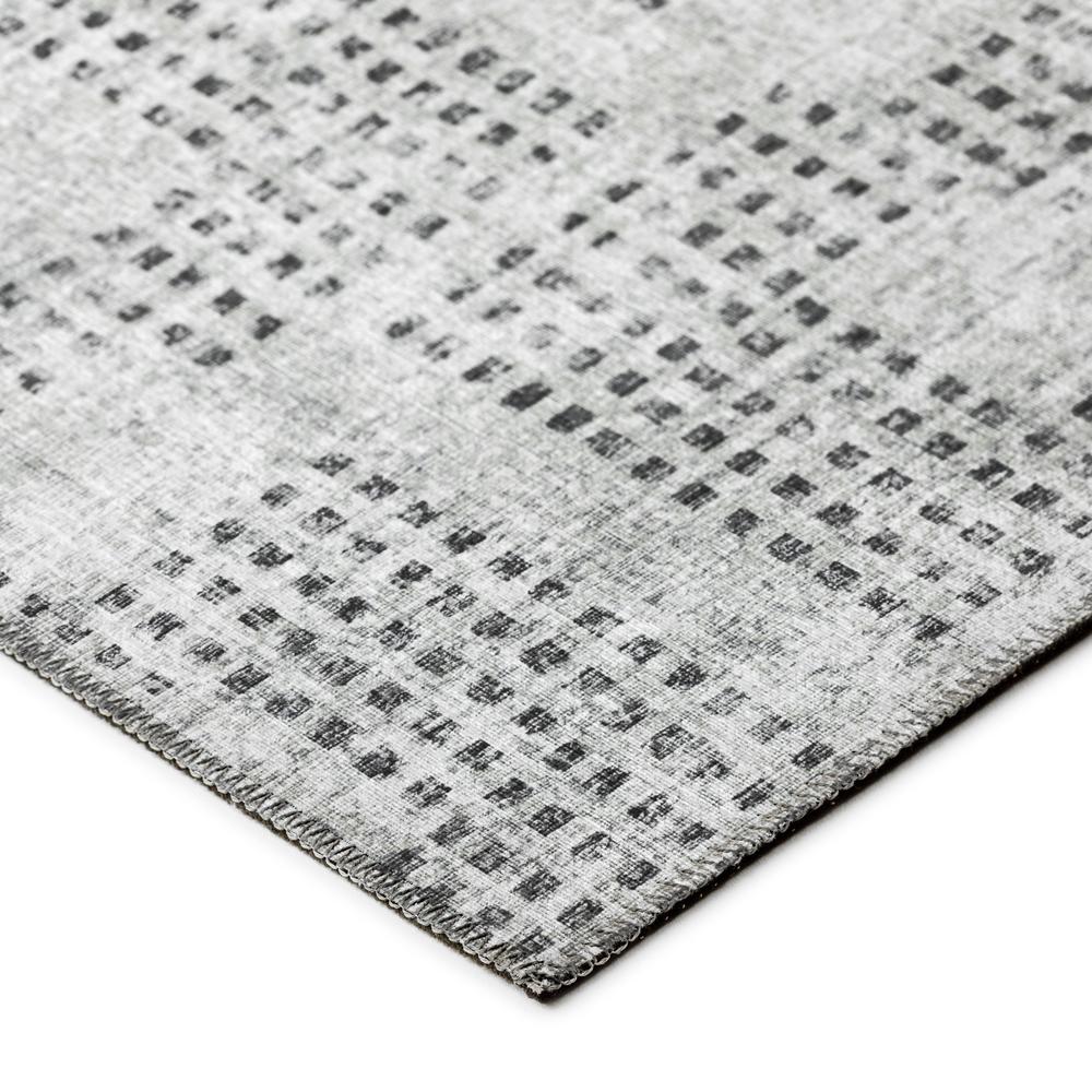Eleanor Gray Contemporary Geometric 3' x 5' Area Rug Gray AER31. Picture 3