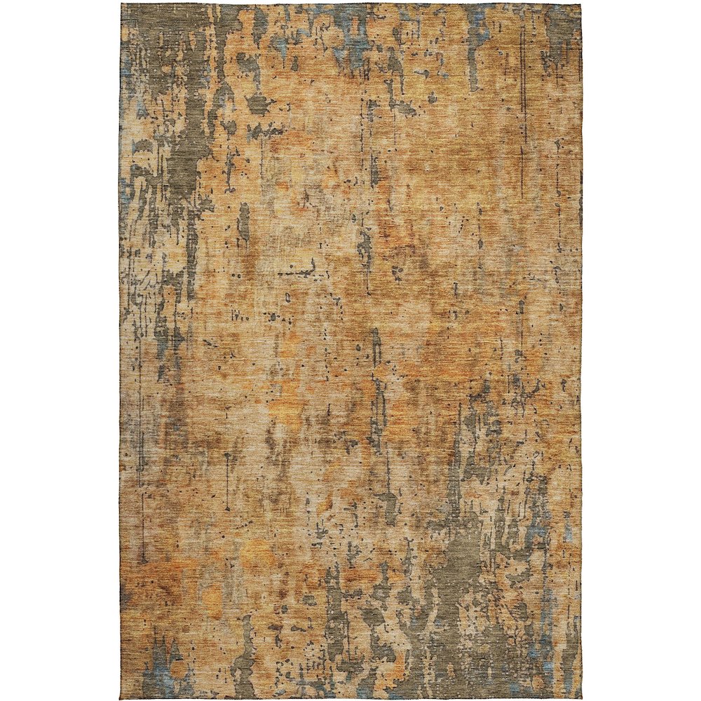 Indoor/Outdoor Nouveau Copper 9' x 12' Rug. Picture 1