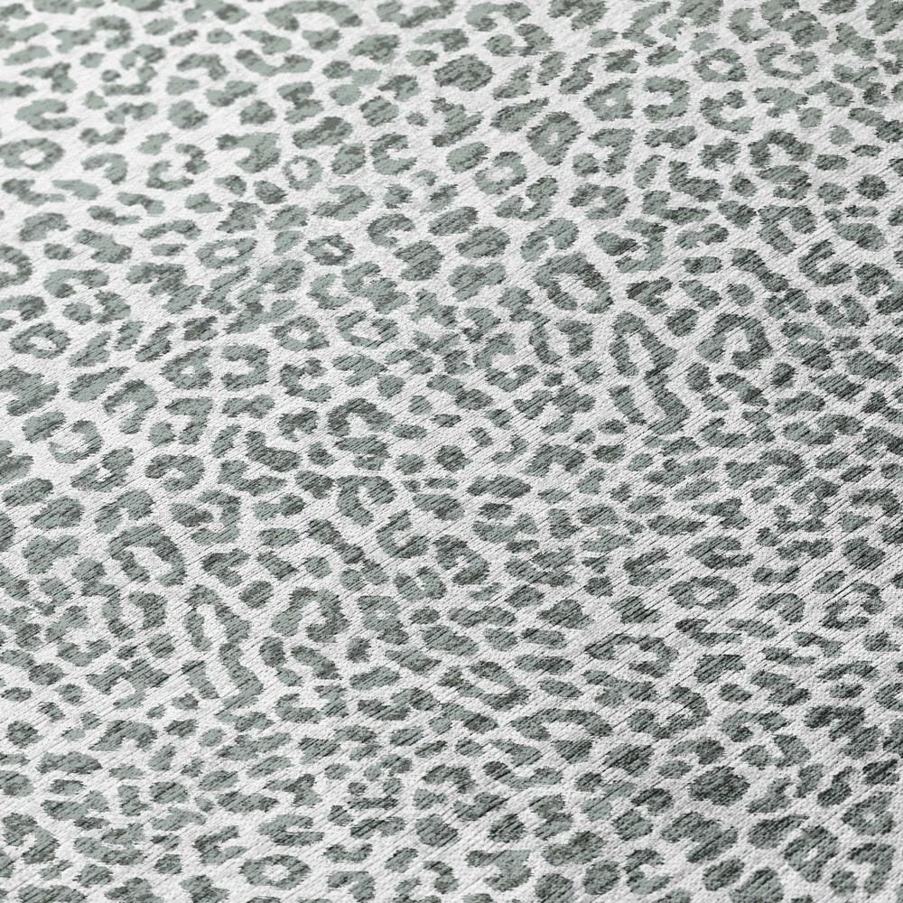 Safari Grey Animal Animal Print 3' x 5' Area Rug Grey ASF32. Picture 5