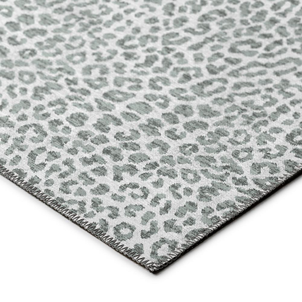Safari Grey Animal Animal Print 3' x 5' Area Rug Grey ASF32. Picture 3