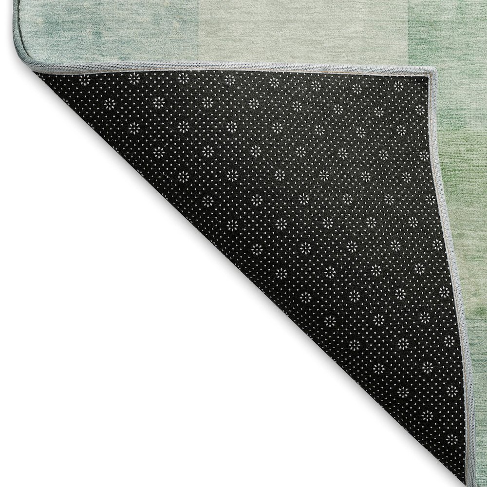 Machine Washable Indoor/Outdoor Pacifica Seafoam 5' x 7'6" Rug. Picture 4