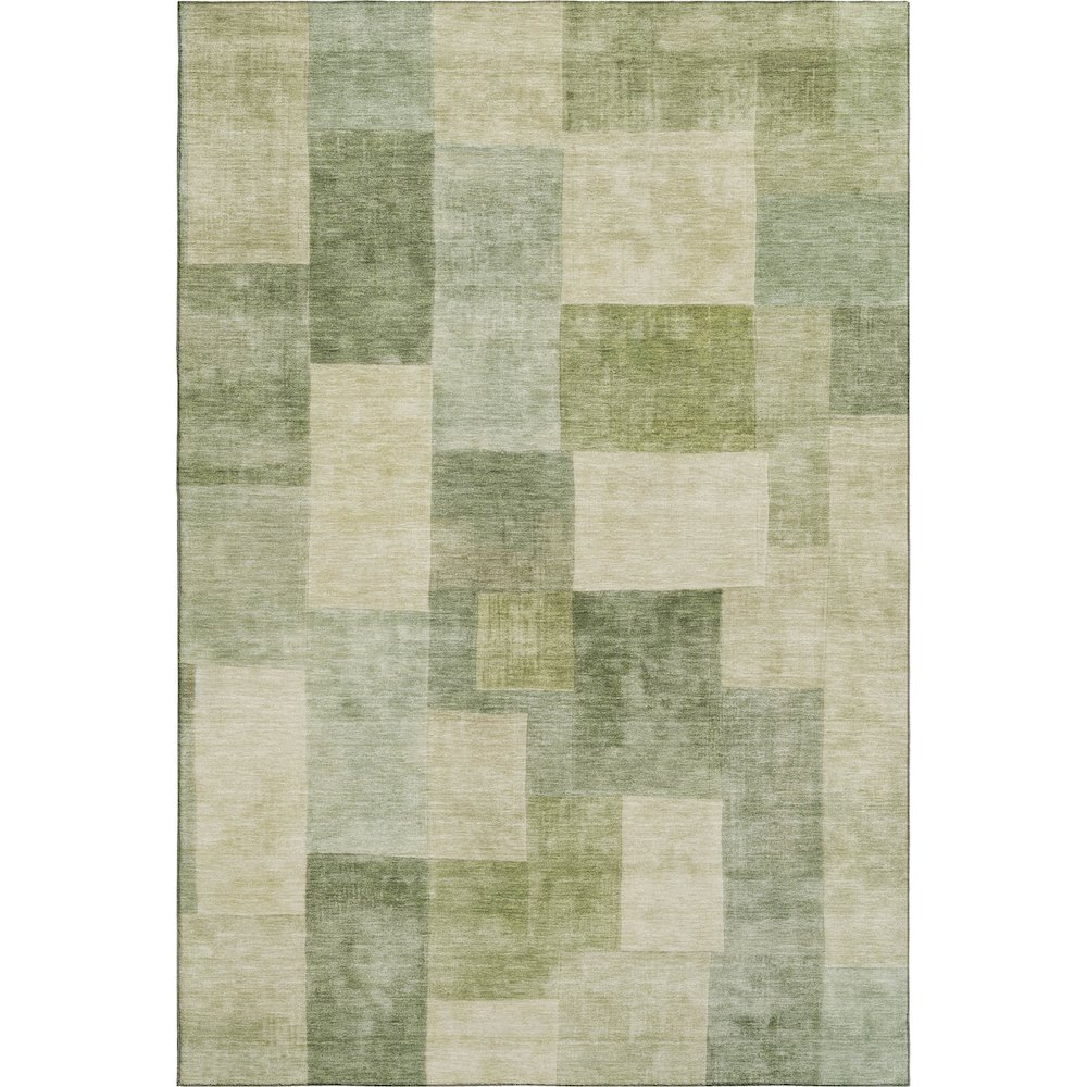 Machine Washable Indoor/Outdoor Pacifica Aloe 9' x 12' Rug. Picture 1